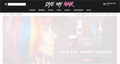 Desktop Screenshot of dyemyhair.com